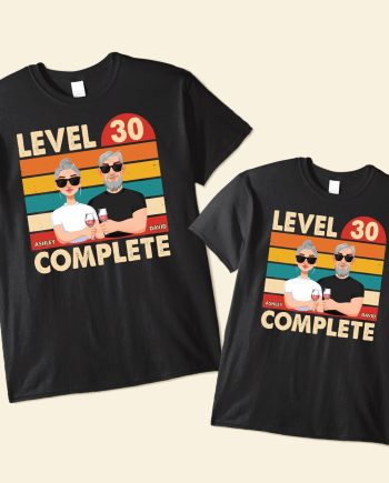 Level Of Marriage - Personalized Matching Shirts